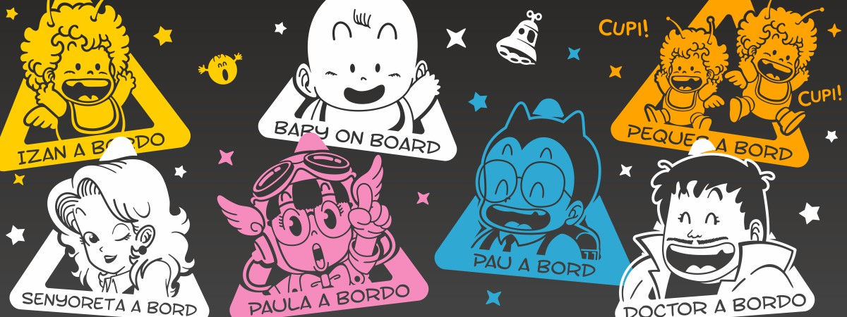 bebe a bordo dr slump personalizado