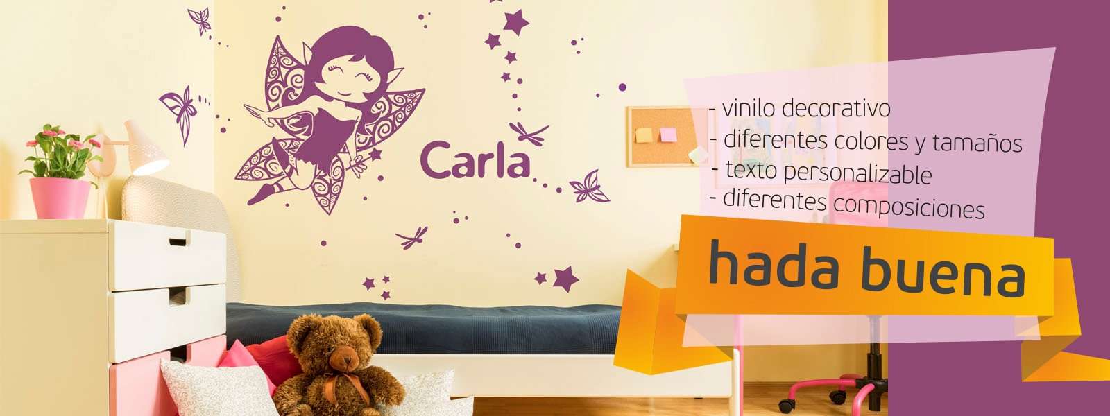 hada buena vinilo decorativo infantil