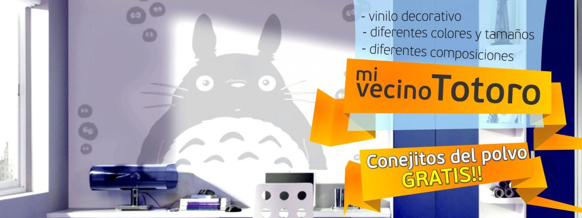 vinilo decorativo totoro