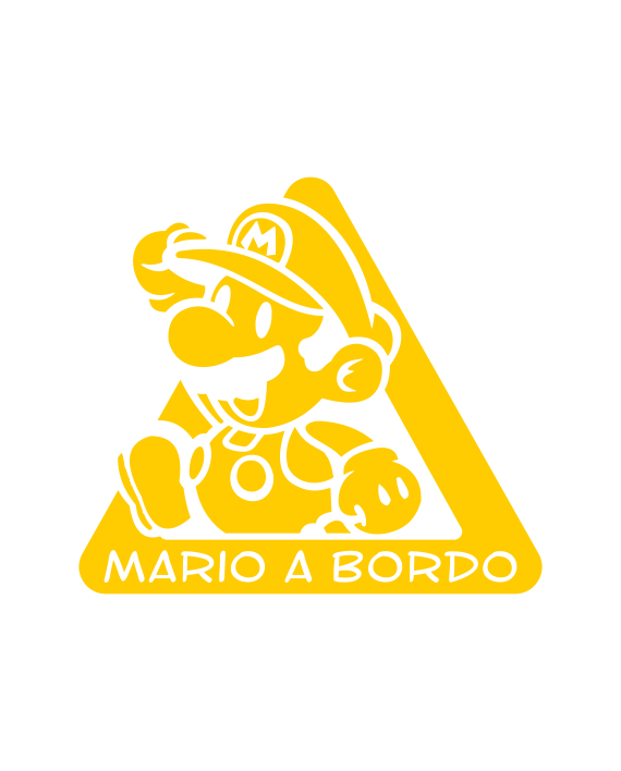 Bordo adesivo esclusivo Super Mario