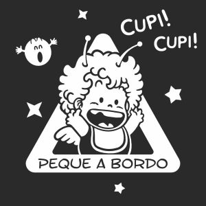 bebe a bordo gatchan dr slump pegatina vinilo personalizable
