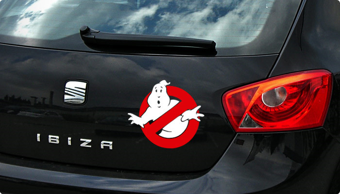 pegatina cazafantasmas vinilo ghostbusters