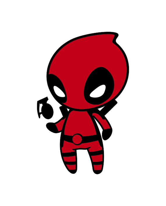 pegatina deadpool