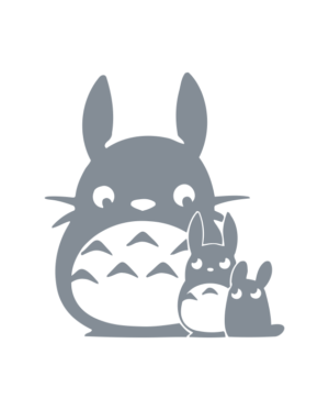 pegatina totoro familia