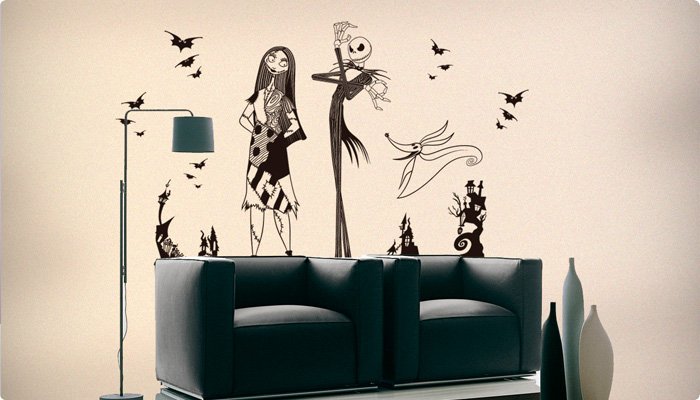 vinilo decorativo jack skellington