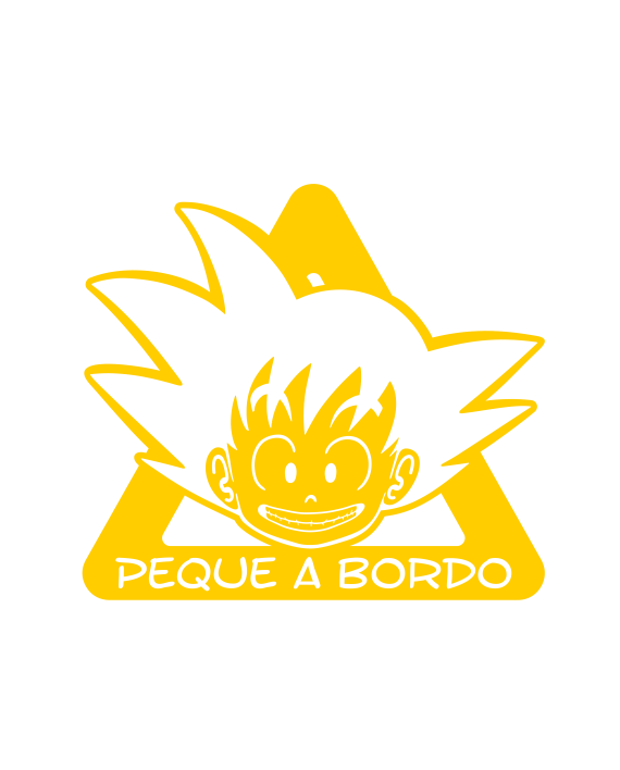 bebe a bordo goku dragon ball personalizable