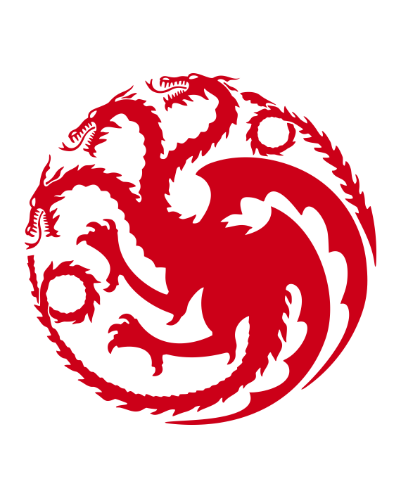 pegatina targaryen juego de tronos