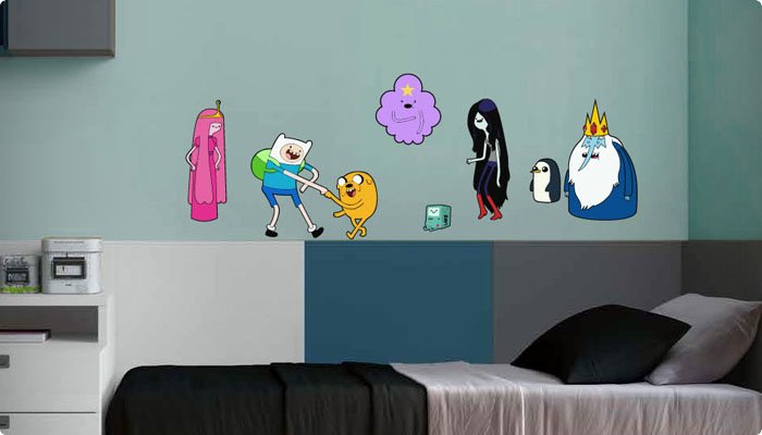 hora de aventuras personajes vinilo