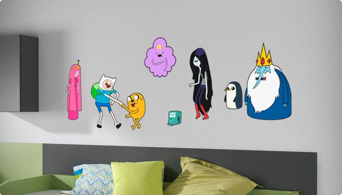 hora de aventuras personajes vinilo