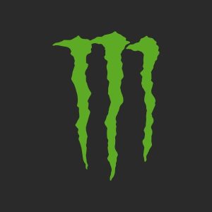 pegatina monster logo garras vinilo corte