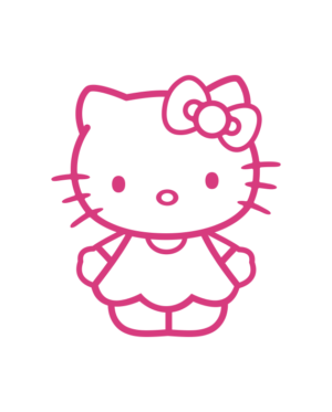 pegatina hello kitty vinilo