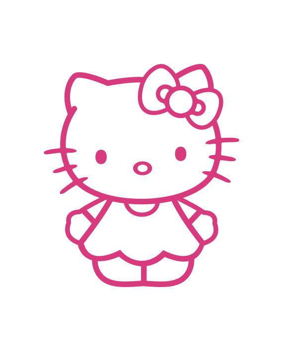 pegatina hello kitty vinilo