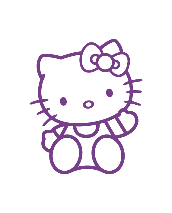 Pegatina Hello Kitty – HK2 – adhesivosNatos