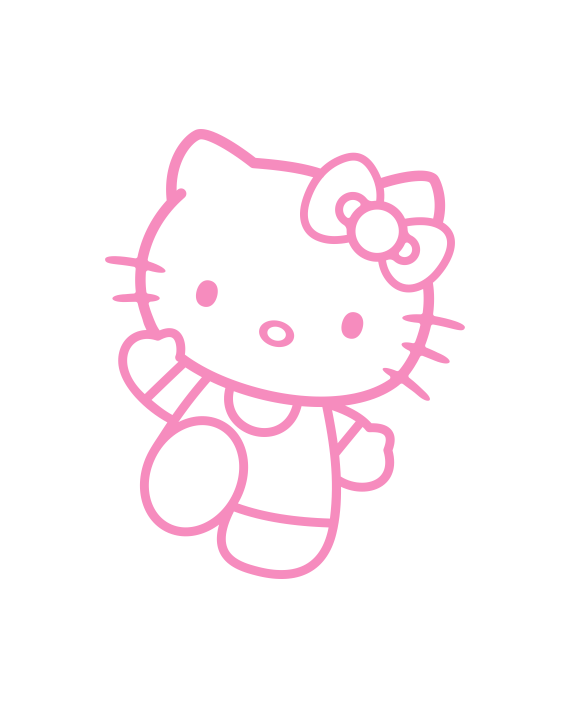 pegatina hello kitty vinilo