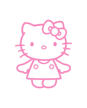 pegatina hello kitty vinilo