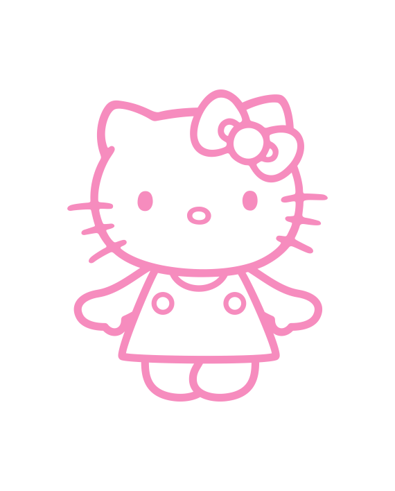 pegatina hello kitty vinilo