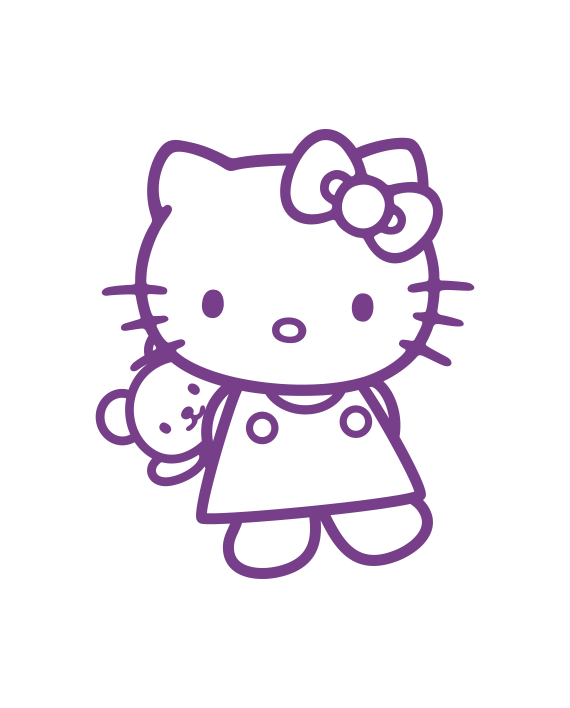 Pegatina Hello Kitty – HK8 – adhesivosNatos