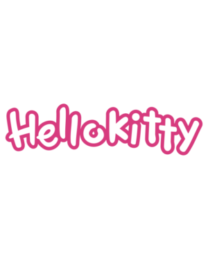 pegatina hello kitty letras vinilo