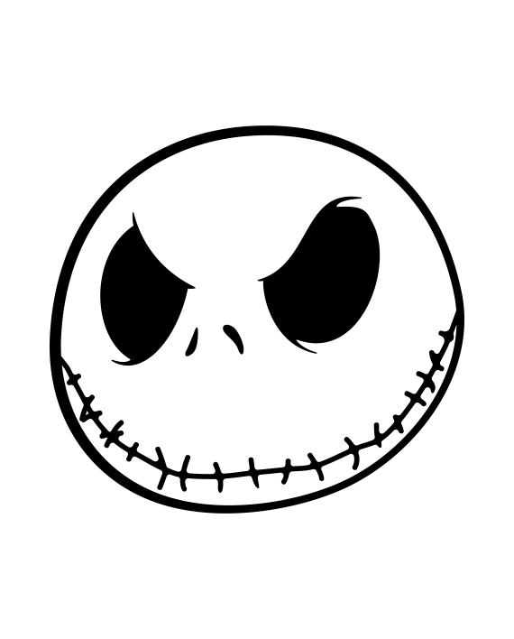 pegatina jack skellington