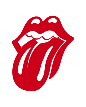 pegatina rolling stones lengua