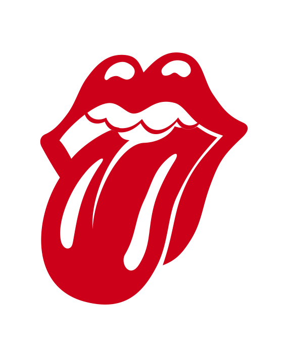 pegatina rolling stones lengua