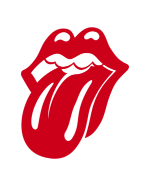 pegatina lengu rolling stones