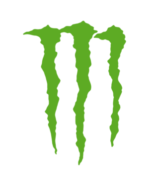 pegatina monster logo garras