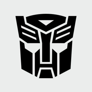 pegatina autobot transformers vinilo corte