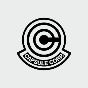 pegatina capsule corp dragon ball vinilo personalizado
