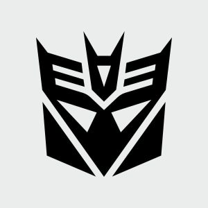 pegatina deccepticon logo transformers vinilo corte