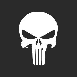 pegatina punisher calavera vinilo personalizado