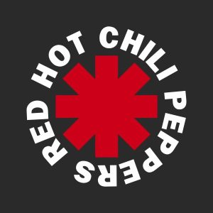 pegatina red hot chili peppers 2 colores vinilo corte