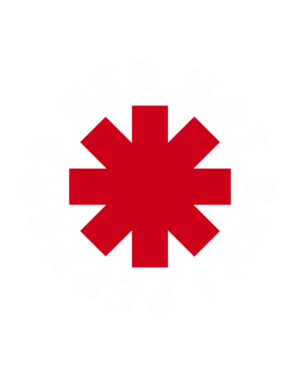 pegatina red hot chili peppers