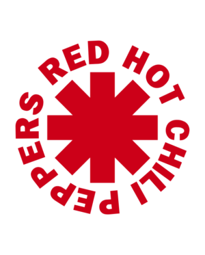 pegatina red hot chili peppers