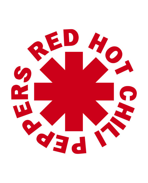 pegatina red hot chili peppers