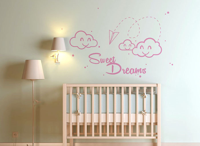 vinilo infantil sweet dreams dulces sueños