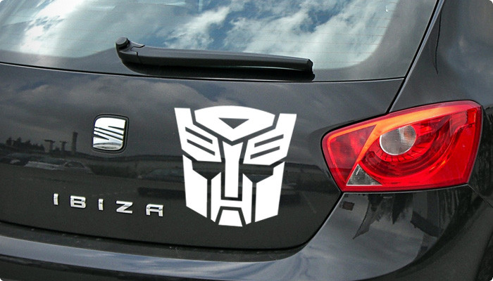 pegatina autobot transformers