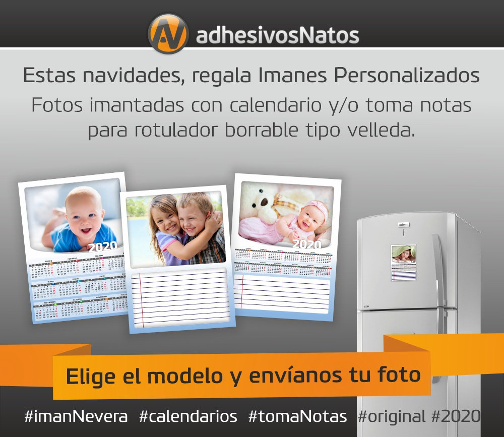 CALENDARIO IMAN NEVERA PERSONALIZADO