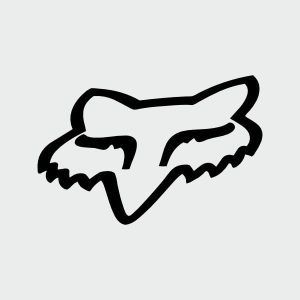 pegatina fox logo vinilo corte color elegir