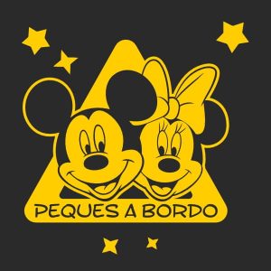 bebea bordo mickey y minnie mouse