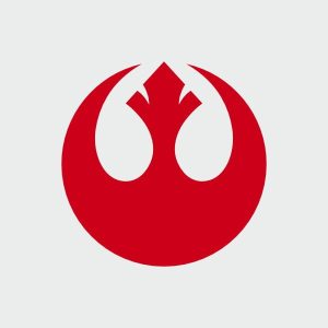 pegatina star wars alianza rebelde vinilo corte