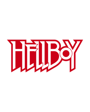 pegatina hellboy letras adhesivo vinilo