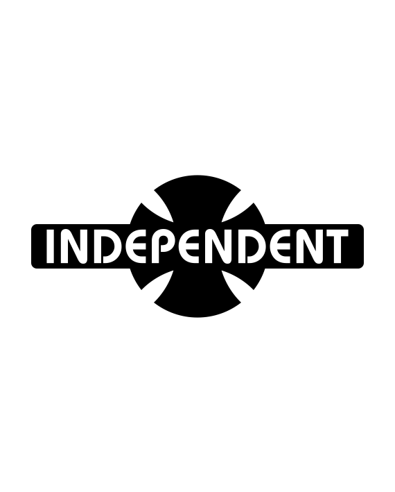 pegatina independent logo