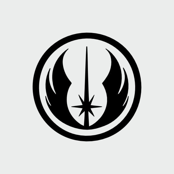 pegatina star wars orden jedi vinilo personalizado