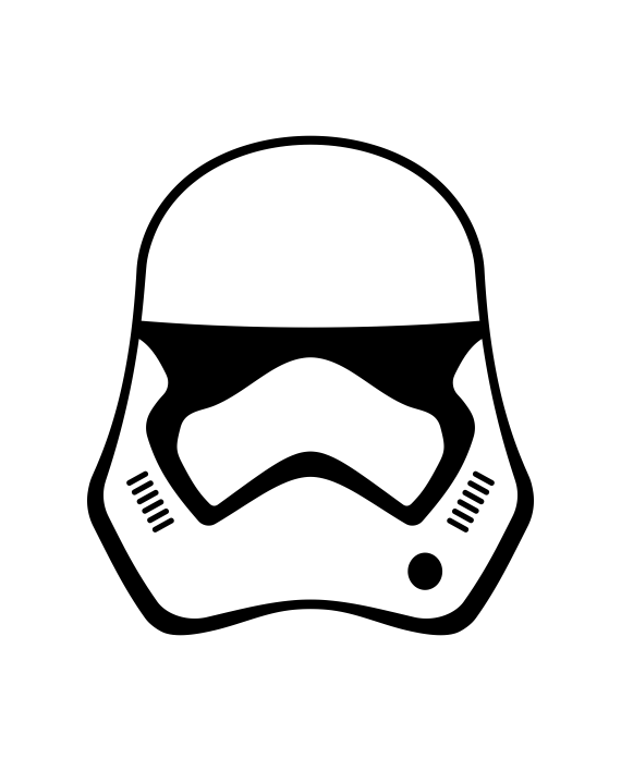 pegatina star wars stormtrooper