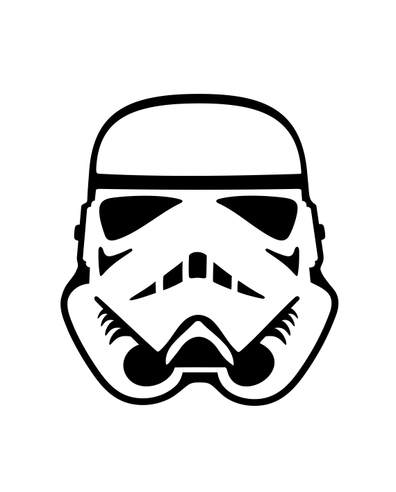 pegatina star wars stormtrooper