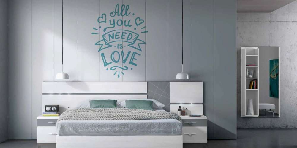 vinilo decorativo all you need is love