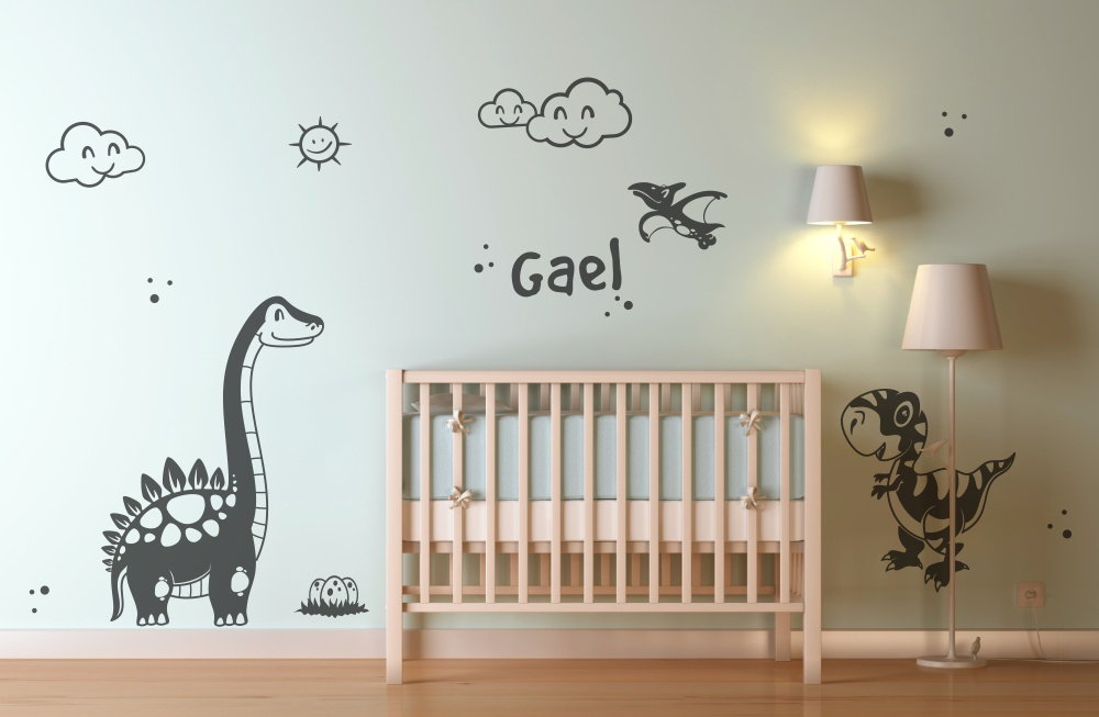 vinilo decorativo dinosaurios infantil