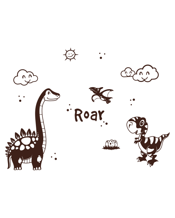 vinilo decorativo infantil dinosaurios