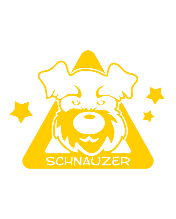 schnauzer a bordo pegatina bebéa bordo